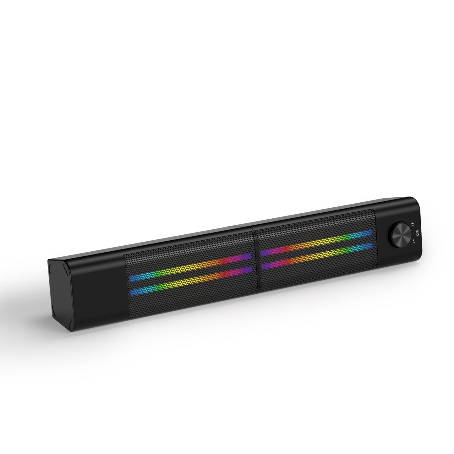 Computer Speaker TV Long Bar Sound Bar with Lighted Bluetooth Magnetic Speaker